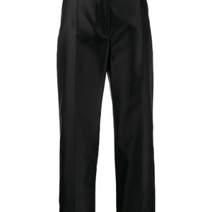 Pantalon droit crop Marni en coloris Noir