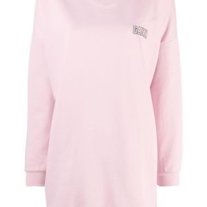 Ganni オーバーサイズ スウェットシャツ ピンク