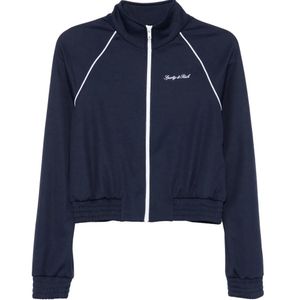 Sporty & Rich Blue Cropped Jacket