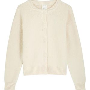 Almada Label White Kai Buttoned Cardigan