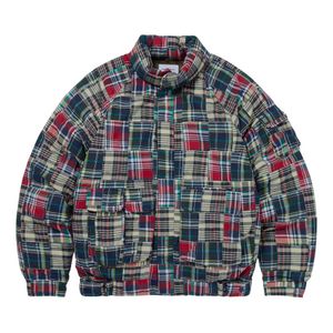 Thisisneverthat Blue Patchwork-Design Jacket for men