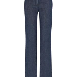 Giorgio Armani Blue High-Rise Bootcut Jeans