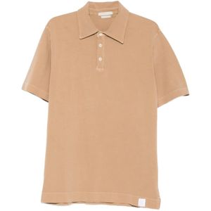 Daniele Fiesoli Natural Buttoned Polo Shirt for men