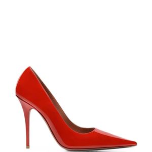 AMINA MUADDI Red Barbara Pumps
