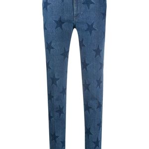 Stella McCartney Blau Jeans mit Print