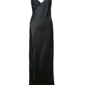 Vestido de fiesta con tirantes finos Michelle Mason de color Negro