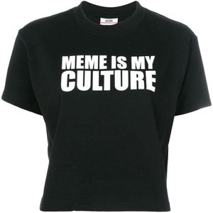 T-shirt à slogan imprimé Gcds en coloris Noir