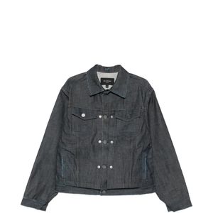 G-Star Black Button Denim Jacket for men