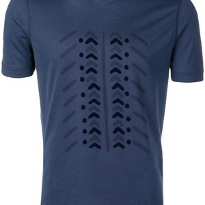 メンズ Giorgio Armani プリント Tシャツ ブルー