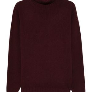 Dell'Oglio Red Roll-Neck Sweater for men