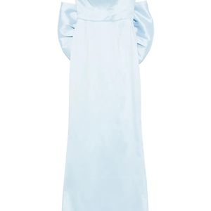 SILK LOVE & LACE Blue Robe Bella