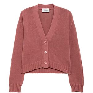 Alpha Studio Red Cardigan Boutonné À Col V