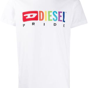 メンズ DIESEL X Pride Tシャツ ホワイト