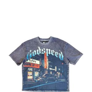 Godspeed Blue Pit Stop Tokyo T-Shirt for men