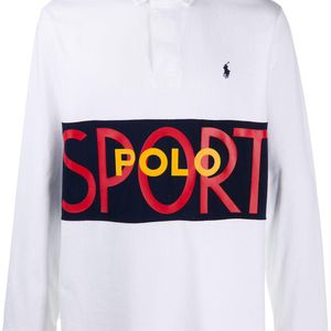 メンズ Polo Ralph Lauren ロゴ ポロシャツ ホワイト