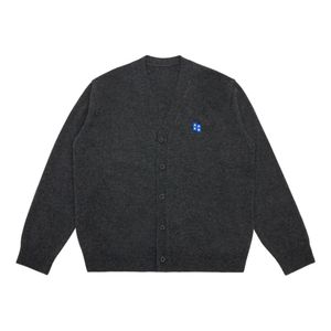 Adererror Blue Logo-Patch Button Cardigan