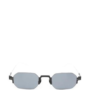 Mykita White Geometric-Frame Sunglasses