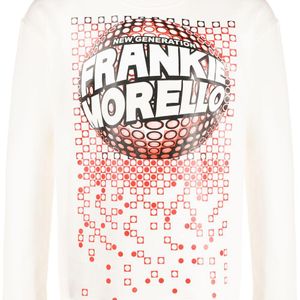 メンズ Frankie Morello ロゴ セーター ホワイト