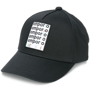 Emporio Armani ロゴ キャップ ブラック