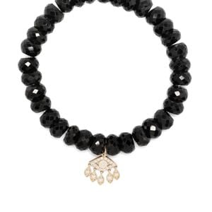 Sydney Evan Black 14Kt Tear Drops Evil Eye Multi-Stone Bracelet
