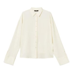 Twinset White Button-Cuff Shirt