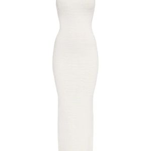 Jacquemus White The Scala Long Dress