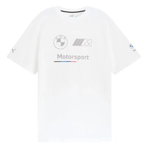 PUMA White X Bmw Motorsport Cotton T-Shirt for men