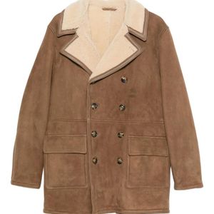 Valstar Brown Double-Breasted Jacket for men