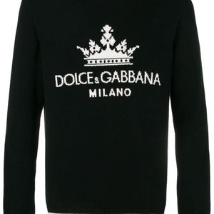 メンズ Dolce & Gabbana ロゴ セーター ブラック