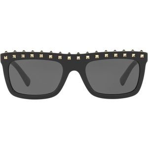 Gafas de sol con montura cuadrada Valentino de color Negro