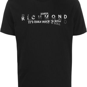 メンズ John Richmond レイヤード Tシャツ ブラック