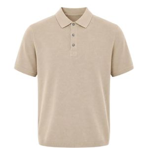 Diktat Natural Short-Sleeve Polo Shirt for men