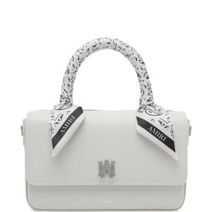 Amiri White Micro Ma Long Bandana-Print Tote Bag
