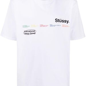メンズ Stussy ロゴ Tシャツ ホワイト
