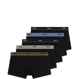 Boss Black Logo-Waistband Boxers (Set Of Five) for men