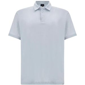 Paul & Shark Blue Buttoned Polo Shirt for men