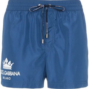 Short de bain à logo Dolce & Gabbana pour homme en coloris Bleu