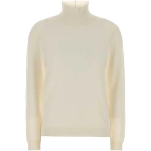 Weekend by Maxmara White Roll-Neck Long-Sleeved Sweater