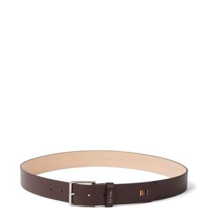 Paul Smith White Artist Stripe Belt for men