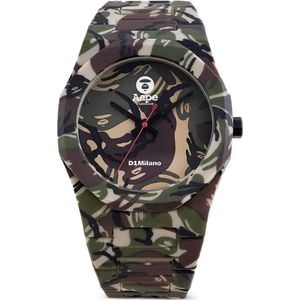 D1 Milano Black X Aape Polycarbon 39Mm Watch for men