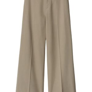 Burberry Natural Silk Tailored Trousers for men