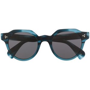 Oliver Peoples Blau Runde 'Irven' Sonnenbrille