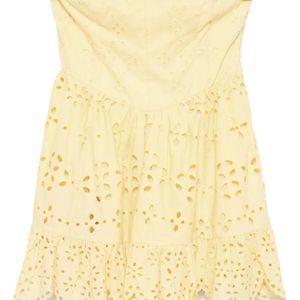 Hemant & Nandita Yellow Off-Shoulder Dress