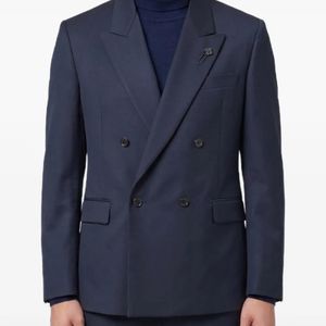 Lardini Blue Feeling Double-Breasted Blazer for men