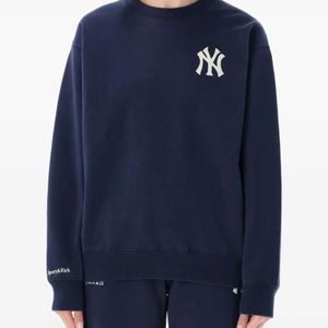 Sporty & Rich Blue Heritage Yankees Crewneck Sweater