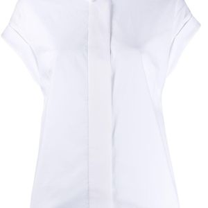 Peserico Weiß Kurzärmeliges Hemd