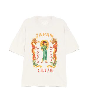 Melt White Graphic T-Shirt for men