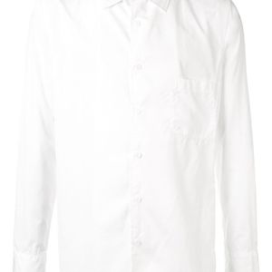 メンズ Yohji Yamamoto チェストポケット シャツ ホワイト
