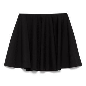 Givenchy Black Logo-Jacquard Mini Skirt
