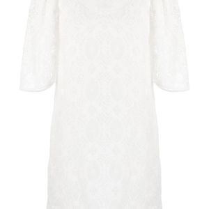 MSGM パフスリーブ ドレス ホワイト